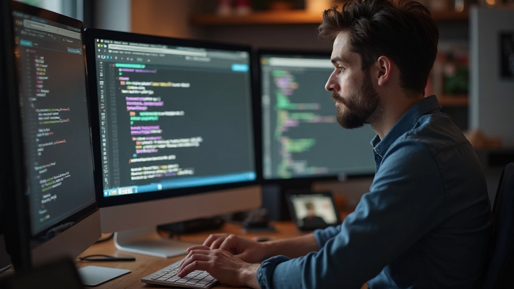 Code editor met media query voorbeeld en responsive layout preview