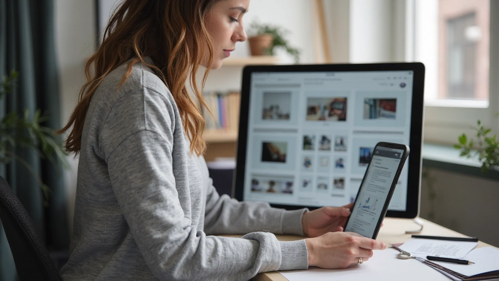 Diagram-achtige afbeelding van responsive grid-layouts op verschillende schermformaten met pijlen die aanpassen