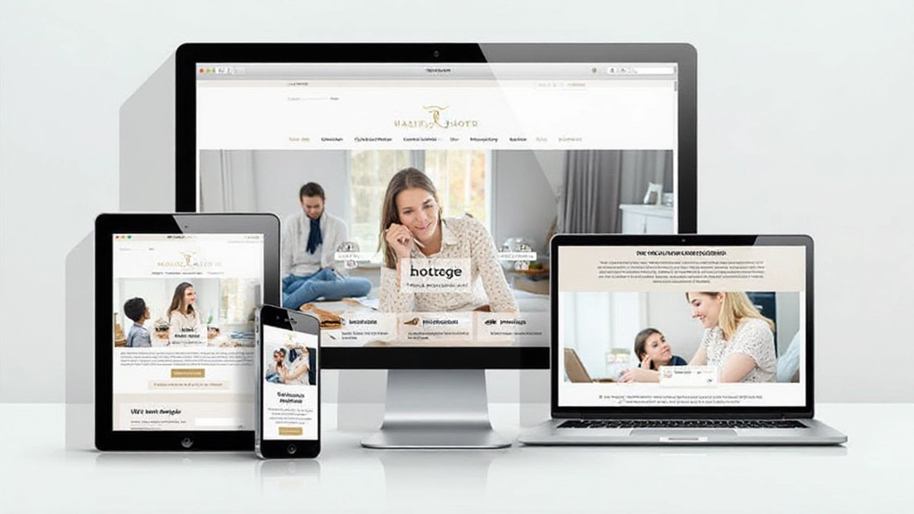 Responsive webdesign weergegeven op meerdere apparaten